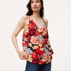 Ann Taylor Loft Floral Tank
